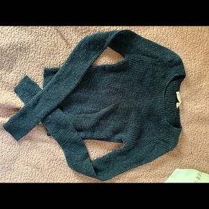 Hollister sweater crop top